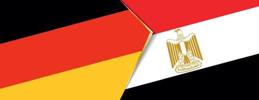 Germania e Egitto bandiere, Due vettore bandiere.