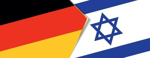 Germania e Israele bandiere, Due vettore bandiere.