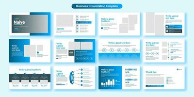 design del modello di diapositive di presentazione aziendale creativa. utilizzare per lo sfondo della presentazione moderna, il design dell'opuscolo, il dispositivo di scorrimento del sito Web, la pagina di destinazione, il rapporto annuale, il profilo dell'azienda vettore