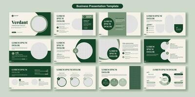 design del modello di diapositive di presentazione aziendale creativa. utilizzare per lo sfondo della presentazione moderna, il design dell'opuscolo, il dispositivo di scorrimento del sito Web, la pagina di destinazione, il rapporto annuale, il profilo dell'azienda vettore