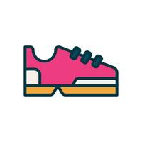 scarpe pieno colore icona. vettore icona per il tuo sito web, mobile, presentazione, e logo design.