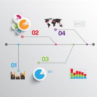 Priorità bassa astratta di affari per fare pubblicità vettore