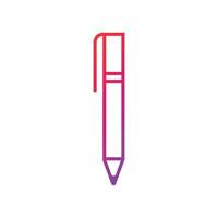 penna, matita pendenza icona vettore illustrazione