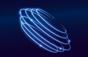 scie luminose colorate con effetto motion blur, velocità di sfondo vettore