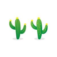 vettore del modello di disegno dell'icona del cactus