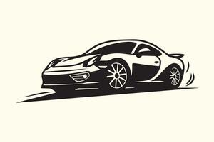 gara auto simbolo logo silhouette vettore