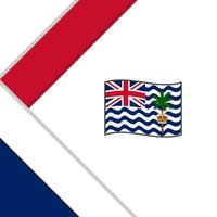 Britannico indiano oceano territorio bandiera astratto sfondo design modello. Britannico indiano oceano territorio indipendenza giorno bandiera sociale media inviare. illustrazione vettore
