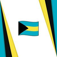 Bahamas bandiera astratto sfondo design modello. Bahamas indipendenza giorno bandiera sociale media inviare. Bahamas bandiera vettore