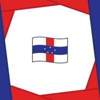 Olanda Antille bandiera astratto sfondo design modello. Olanda Antille indipendenza giorno bandiera sociale media inviare. Olanda Antille bandiera vettore