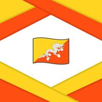 bhutan bandiera astratto sfondo design modello. bhutan indipendenza giorno bandiera sociale media inviare. bhutan modello vettore