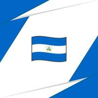 Nicaragua bandiera astratto sfondo design modello. Nicaragua indipendenza giorno bandiera sociale media inviare. Nicaragua vettore