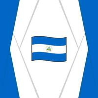 Nicaragua bandiera astratto sfondo design modello. Nicaragua indipendenza giorno bandiera sociale media inviare. Nicaragua sfondo vettore