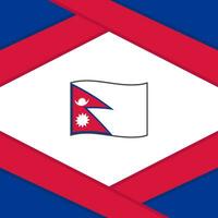 Nepal bandiera astratto sfondo design modello. Nepal indipendenza giorno bandiera sociale media inviare. Nepal modello vettore