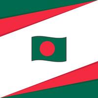 bangladesh bandiera astratto sfondo design modello. bangladesh indipendenza giorno bandiera sociale media inviare. bangladesh design vettore