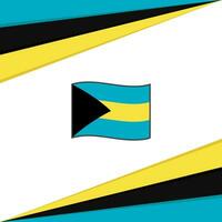 Bahamas bandiera astratto sfondo design modello. Bahamas indipendenza giorno bandiera sociale media inviare. Bahamas design vettore