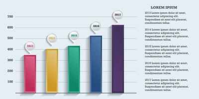 attività commerciale Infografica modello. vettore