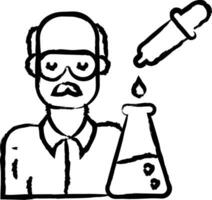 chimico mano disegnato vettore illustrazione