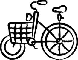 bicicletta mano disegnato vettore illustrazione