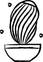 cactus pianta mano disegnato vettore illustrazione
