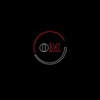 om creativo moderno lettere logo design modello vettore