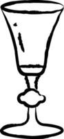 bar bicchiere mano disegnato vettore illustrazione