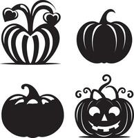 Halloween nero vettore arte, ragno, strega , cappello, fantasma