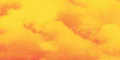 giallo acquerello. acquerello nuvole sfondo. giallo e arancia sfondo con un' acquerello effetto. giallo e arancia cielo con nuvole nel il sfondo. vettore