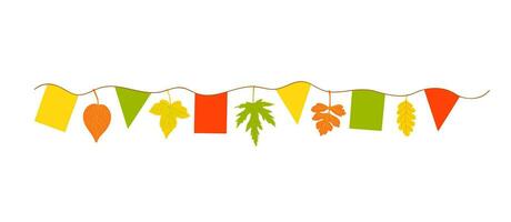 autunno autunno pavese e le foglie decorativo vacanza design elemento, festivo arredamento vettore illustrazione per ringraziamento o raccogliere tradizionale eventi, bambini compleanno parti