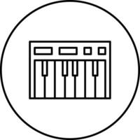 icona del vettore di pianoforte