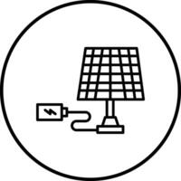 solare cellula vettore icona