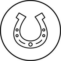 ferro di cavallo vettore icona