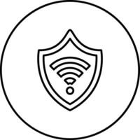 Wi-Fi sicurezza vettore icona