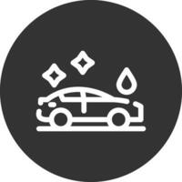 auto lavare creativo icona design vettore