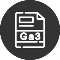 ga3 creativo icona design vettore