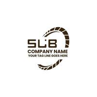 slb lettera logo vettore disegno, slb semplice e moderno logo. slb lussuoso alfabeto design