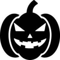zucca icona su bianca sfondo. arancia zucca con Sorridi per il tuo design per il vacanza Halloween. vettore illustrazione.