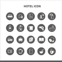 minimalista icona per alloggio in famiglia o Hotel logo, vettore illustrazione