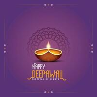 contento deepawali Festival sociale media inviare vettore design