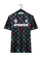 calcio maglia modello per calcio club. vettore sublimazione gli sport abbigliamento design. uniforme davanti Visualizza modelli calcio maglia. maglia design idee.