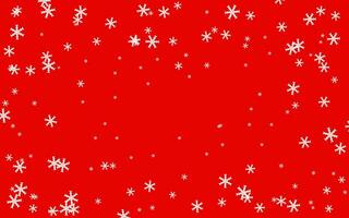 Natale nevoso inverno design. neve rosso sfondo. vacanza Magia. bianca caduta fiocchi di neve, astratto paesaggio vettore