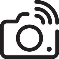 telecamera fotografia icona simbolo vettore Immagine. illustrazione di multimedia fotografico lente grafico design Immagine