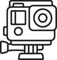 telecamera fotografia icona simbolo Immagine vettore. illustrazione di multimedia fotografico lente grafico design Immagine vettore