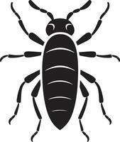 insetto regno icona termite maestà nel ombre vettore