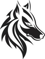 licantropico maestà insegne Wolfs ululato logo vettore