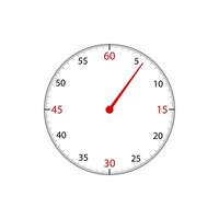 cronometro digitale Timer orologio viso e guarda, Timer, conto alla rovescia simbolo. vettore