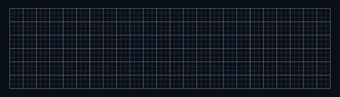 misurare griglia con piazze sfondo. geometrico vuoto modello con nero Linee per redazione e tecnico design con millimetro vettore marcature