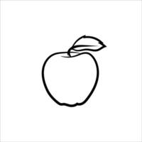 vettore icona mela