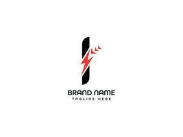 bullone lettera logo design vettore