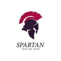 logo spartano vettore logo elmo spartano