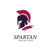 logo spartano vettore logo elmo spartano